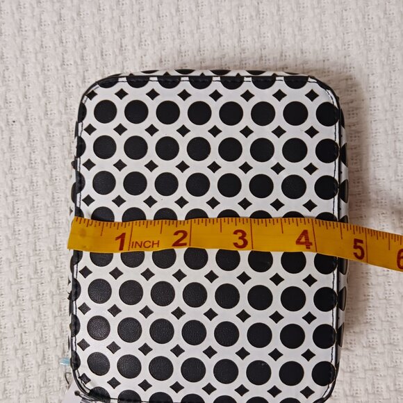 Chico's Jewelry Travel Case Bag Black and White NWT - Picture 5 of 9